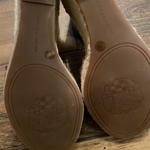 ✅ VINCE CAMUTO/ 9.5/ Nubuck Wedges. New with tags - Picture 8 of 8